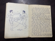 Một số nội dung trong sổ tay ghi chép cuả võ sư Nguyễn Ngọc Nội